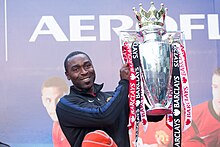 Cole representing Manchester United in Tokyo, March 2014 Aeroflot Manchester United Trophy Tour in Tokyo (13047741473).jpg