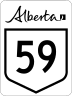 Highway 59 marker