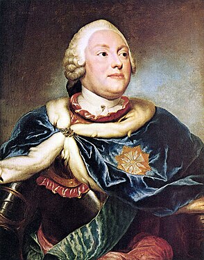 Kronprinz Friedrich Christian von Sachsen (1722-1763) im Jahr 1751.[14]