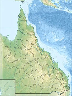 Location map Australia Queensland