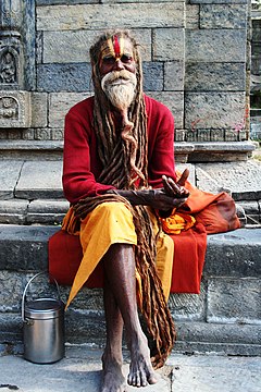 ’n Sadhu in Katmandoe