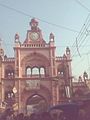 (This is photograph of Barabanki Ghantaghar(Clock Arch). Unique due to its Arch architecture, usually Clock Houses are Clock Towers but this is a Clock Arch.)