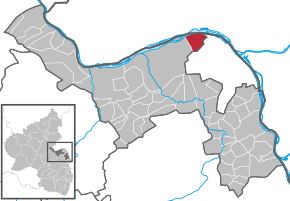 Poziția localității Budenheim