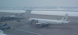 Airbus A321-200 in Farben der Bosnian Wand Airlines