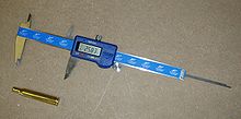 Digital calipers for measuring case length Caliper.jpg