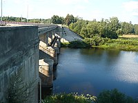 Вид на старый мост со стороны д.Черёхи
