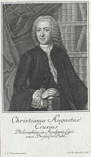 Vignette pour Christian August Crusius