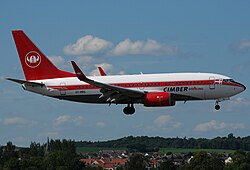 Boeing 737-700 der Cimber Sterling