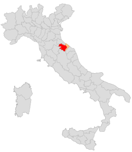 Circondario di Urbino – Localizzazione