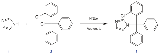 Synthese von Clotrimazol