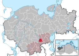Läget för kommunen Cramonshagen i Landkreis Nordwestmecklenburg