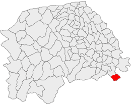 Drăguşeni – Mappa