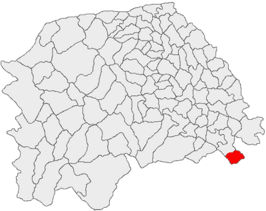 Kaart van Drăgușeni