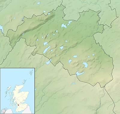 Location map Scotland East Renfrewshire