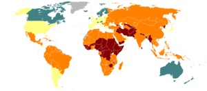 World Map, showing Failed States according to ...