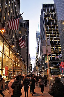 The fast-paced streets of New York City, the largest city in the United States, in January 2020 Fast-Paced Streets of New York City.jpg