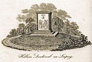 Das Hiller-Denkmal um 1840