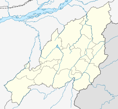 Location map नागालँड