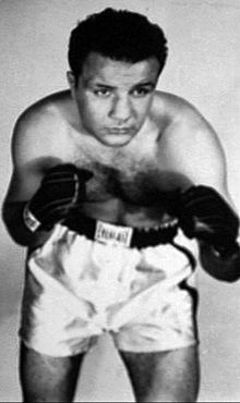 Jake LaMotta signed photo postcard 1952.JPG