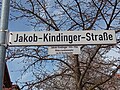 Die Jakob-Kindinger-Straße in Bensheim