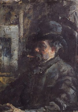 Portræt af maleren Guillaume Vogels(nl), 1884