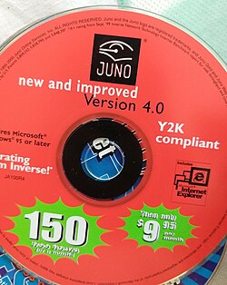 A CD marking its software as Y2K Complaint