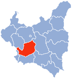 Location of Kielce
