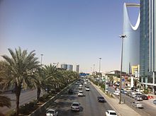 Fahd király útja Rijádban