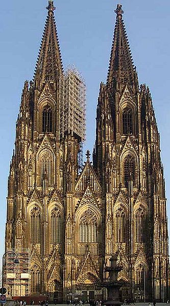 fasada katedry w Kolonii