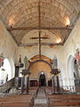 La Martyre, église Saint-Salomon, la porte triomphale intérieure vue depuis le chœur.