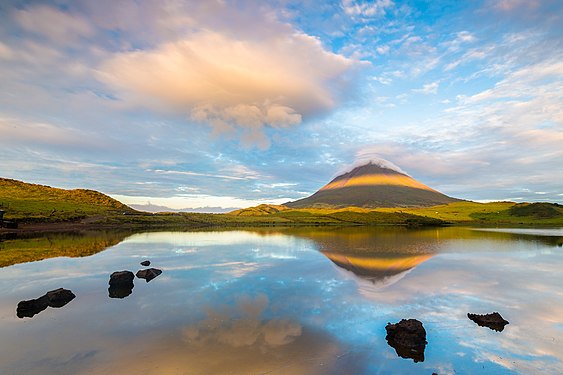 Mount Pico from Lagoa do Capitão, Ilha do Pico, Açores Photograph: Luís Afonso