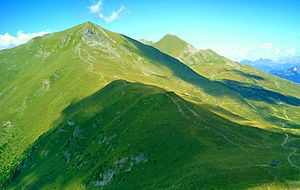 Le Piz Danis à Lenzerheide.