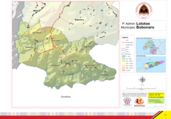 Official map of the Administrative post