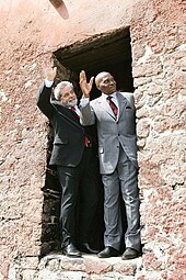 President of Brazil Lula da Silva and Wade, in April 2005 LulaWade.jpg