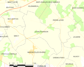 Mapa obce La Haute-Maison