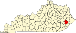 Contea di Knott – Mappa