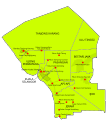 Map of Kuala Selangor District, Selangor 雪兰莪州瓜拉雪兰莪县地图