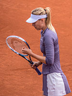 Maria Sharapova reached her second French Open final in 2013. Maria Sharapova - Roland-Garros 2013 - 006.jpg