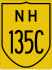 National Highway 135C marker