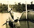 משייט עם האנייה נחשון בנהר באפריקה 1956.