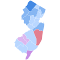 1856 United States Presidential Election in New Jersey by County