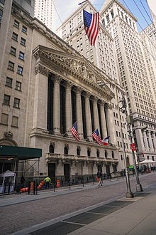 The New York Stock Exchange Building in 2015