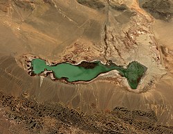 Jezero ze satelitu Sentinel-2 (2019)