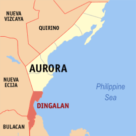 Dingalan na Aurora Coordenadas : 15°23'N, 121°24'E