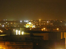 Qormi by night, as seen from مارسا