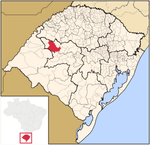 Localização de Santiago