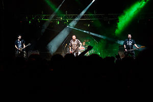 Zespół Farben Lehre podczas Rocket Festiwal 2014 w Warszawie.