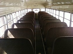 How much does an empty school bus weigh