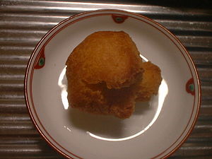 "Sata andagi" is Okinawa doughnuts.サ...