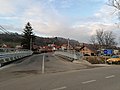 Drumul județean în satul Valea Mare-Podgoria